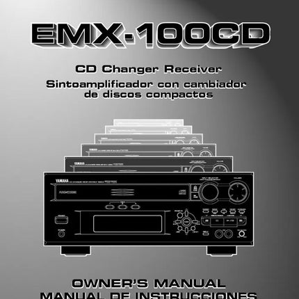 Yamaha EMX-100CD CD ChangeR-Receiver Owners Manual