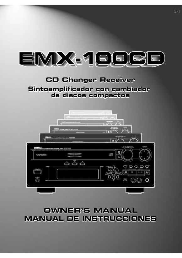 Yamaha EMX-100CD CD ChangeR-Receiver Owners Manual