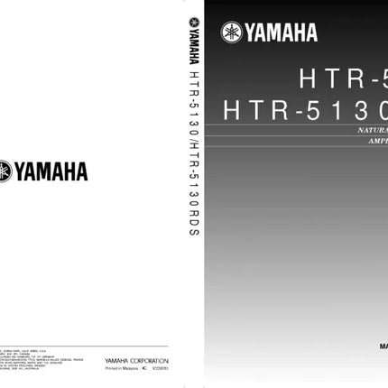 Yamaha HTR-5130 RDS Receiver Owners Manual