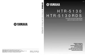 Yamaha HTR-5130 RDS Receiver Owners Manual