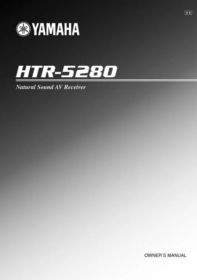 Yamaha HTR-5280 Receiver Owners Manual