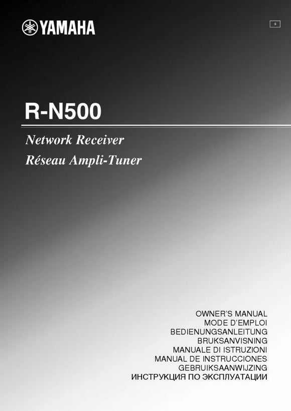 Yamaha R-N500 Receiver Owners Manual