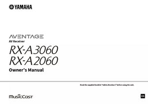 Yamaha RX-A3060 RX-A2060 Receiver Owners Manual