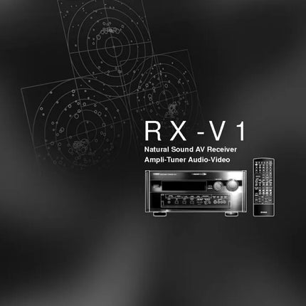 Yamaha RX-V1 Receiver Owners Manual