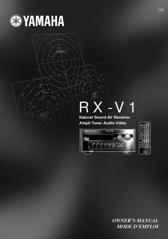 Yamaha RX-V1 Receiver Owners Manual – TekRevolt