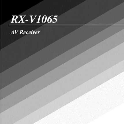 Yamaha RX-V1065 Receiver Owners Manual