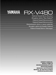 Yamaha RX-V480 Receiver Owners Manual