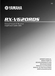 Yamaha RX-V620RDS Receiver Owners Manual
