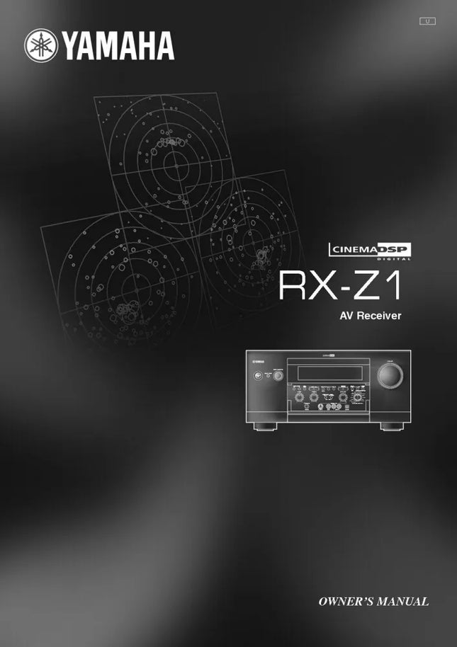 Yamaha RX-Z1 Receiver Owners Manual