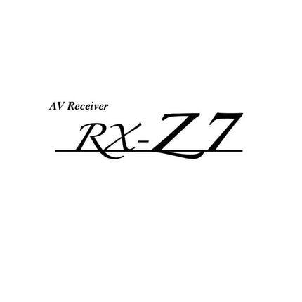 Yamaha RX-Z7 Receiver Owners Manual