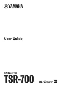 Yamaha TSR-700 Receiver Owners Manual