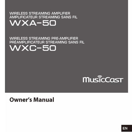 Yamaha WXA-50 WXC-50 Receiver Owners Manual