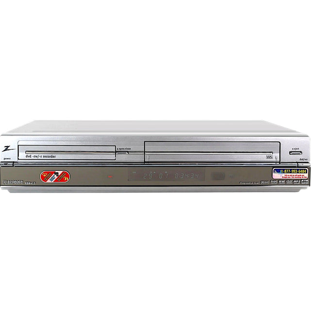 Zenith XBR413 DVD Recorder VCR Combo VHS Player