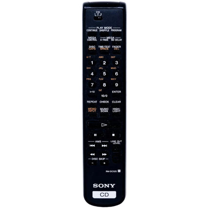 Sony CDP-CE525 remote control