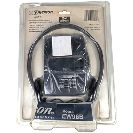 Emerson EW96B AM/FM Portable Cassette Player