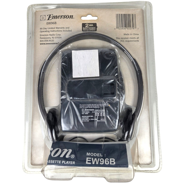 Emerson EW96B AM/FM Portable Cassette Player