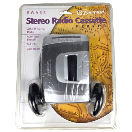 Emerson EW96B AM/FM Portable Cassette Player
