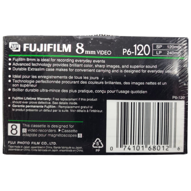 Fujifilm Blank 8mm Tape P6-120