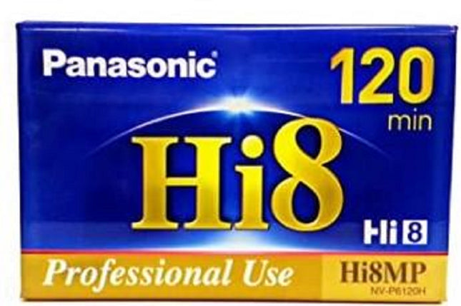 Single Hi-8 120-min 8mm Blank Tape