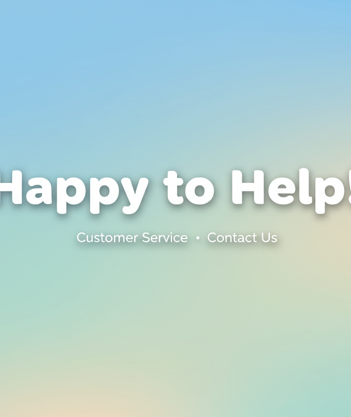 just a wallpaper text that says Happy to Help!
