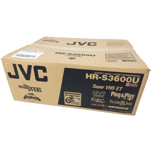 NEW - JVC HR-S3600 SVHS VCR Player