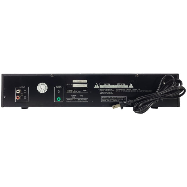 Kenwood DP-87 single disc CD player