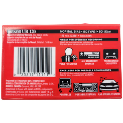 Maxell Blank Cassette Tape ur