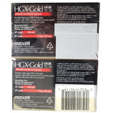 Maxell Blank VHS-C Tape hgx gold 2 pack