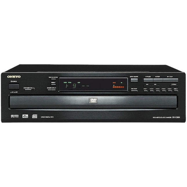 Onkyo DV-C601 6 Disc Tray Carousel DVD CD Changer Player