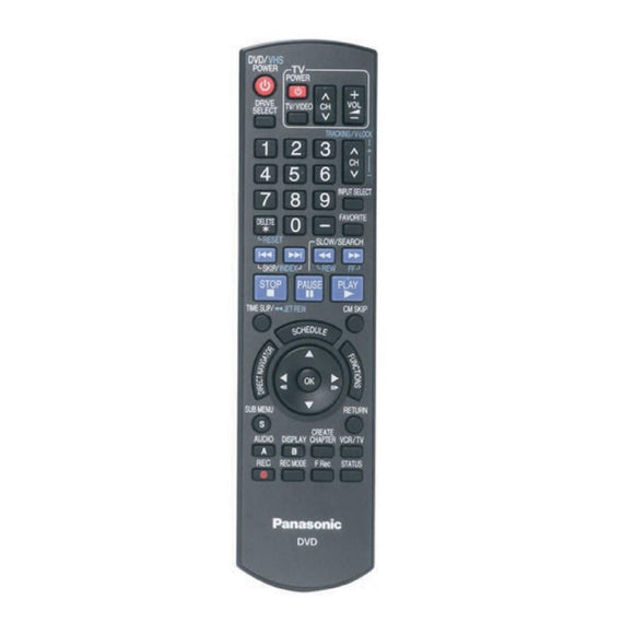 Panasonic DMR-EZ485V DVD Recorder Official Original Remote Control