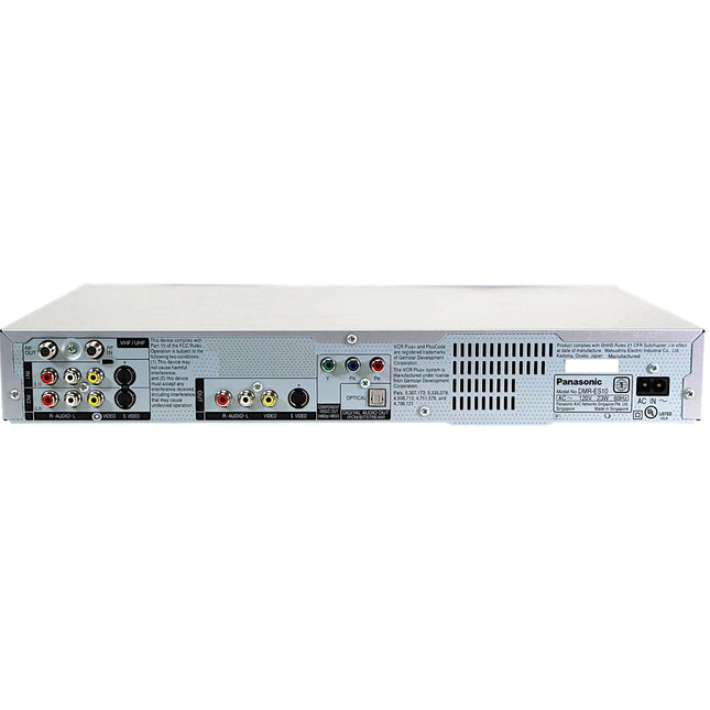 Panasonic DMR-ES10 DVD Recorder
