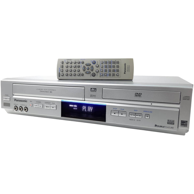 Panasonic PV-D4754S DVD VCR Player Combo – Progressive DVD & Hi-Fi VHS