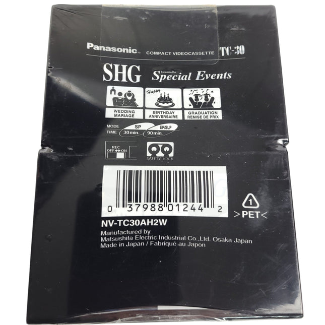 Panasonic VHS-C 2 pack