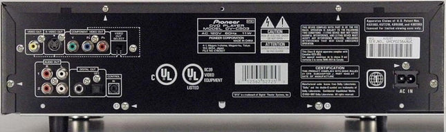 Pioneer DV-C503 5 Disc Changer DVD/CD Player