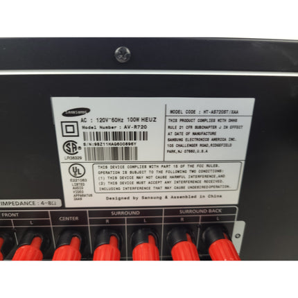 Samsung HT-AS720 AV Receiver