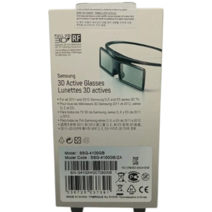 Samsung 3D Active Glasses SSG-4100GB Full HD One 3D Glass For Smart TV