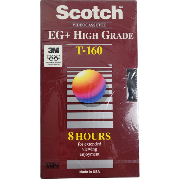 Scotch Blank VHS Tape t 160