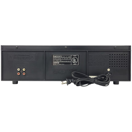 SCOTT DD-660 Stereo Dual Cassette Deck Recorder Player