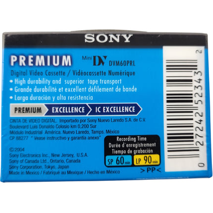 Sony Blank DVC DV Mini Tape