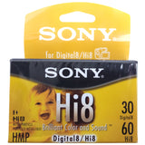 Sony Blank hi8 Tape digital8 30