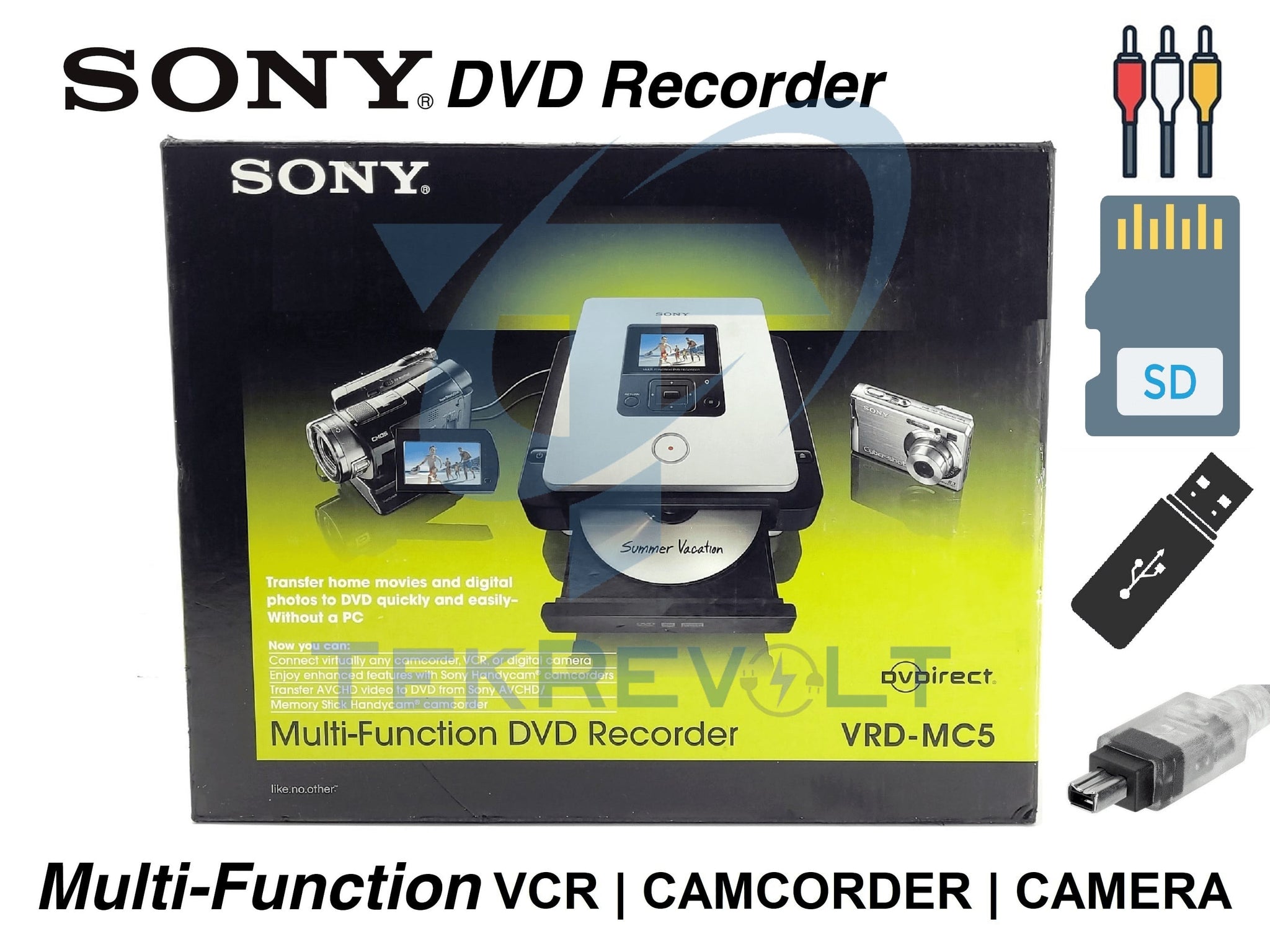 Sony DVD Recorder VRD-MC5 DVDirect Multi-Function – TekRevolt