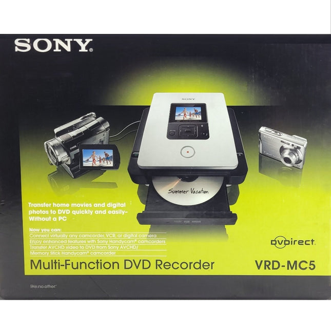 Sony VRD-MC5 VHS to DVD Recorder Brand New