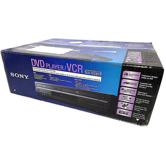 Sony SLV-D281P DVD VCR Combo – New