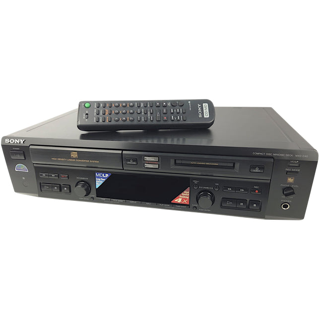 Sony MXD-D40 MiniDisc Recorder CD MD Deck High-Speed Dubbing MDLP