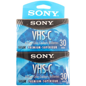 Sony VHS-C Blank Tape 2 pack