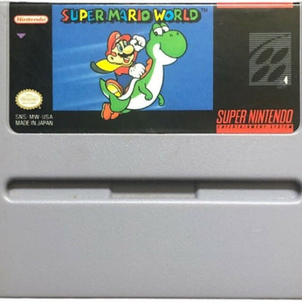 Super Nintendo SNES Super Mario World Authentic Game