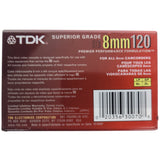 TDK 8mm Blank Tape 120