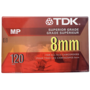 TDK 8mm Blank Tape 120