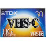 TDK Blank VHS-C Tape 30