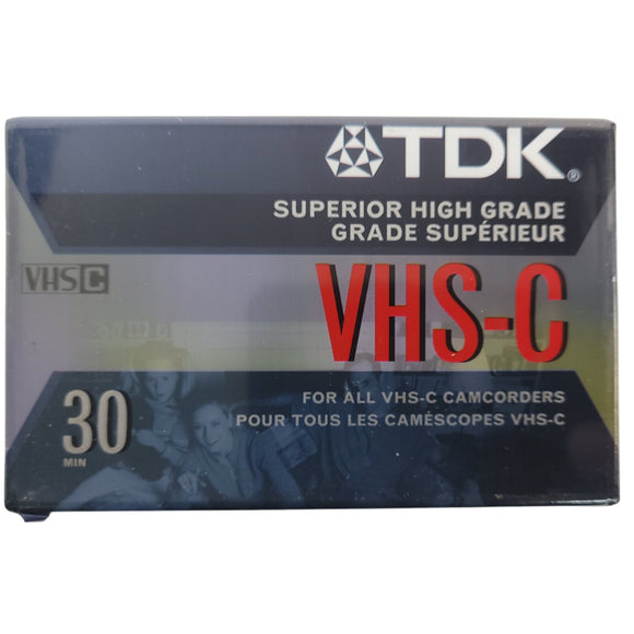 TDK Blank VHS-C Tape